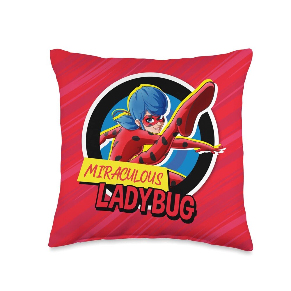5936 Collection Ladybug Jumpin' Throw Pillow